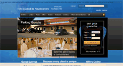 Desktop Screenshot of hotelciudadnavalcarnero.com